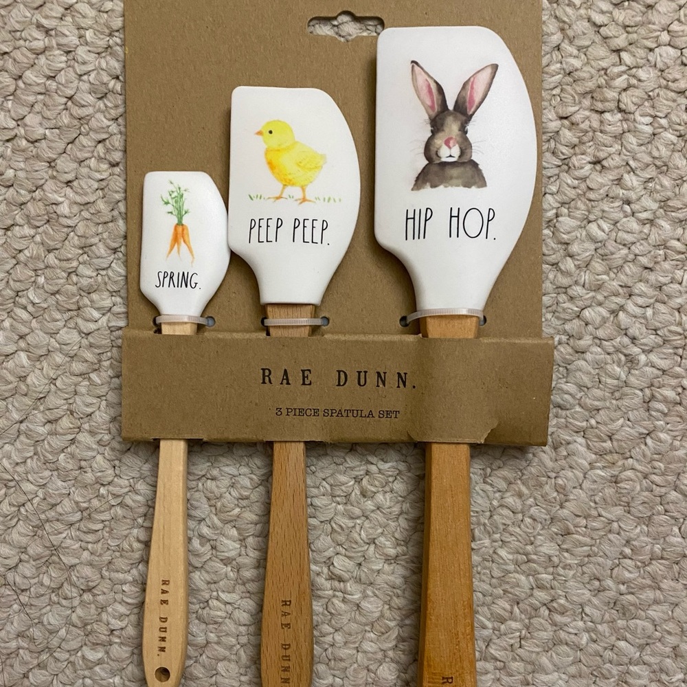 Rae Dunn Easter Spatula Set